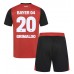 Bayer Leverkusen Alejandro Grimaldo #20 Hjemmedraktsett Barn 2024-25 Korte ermer (+ Korte bukser)